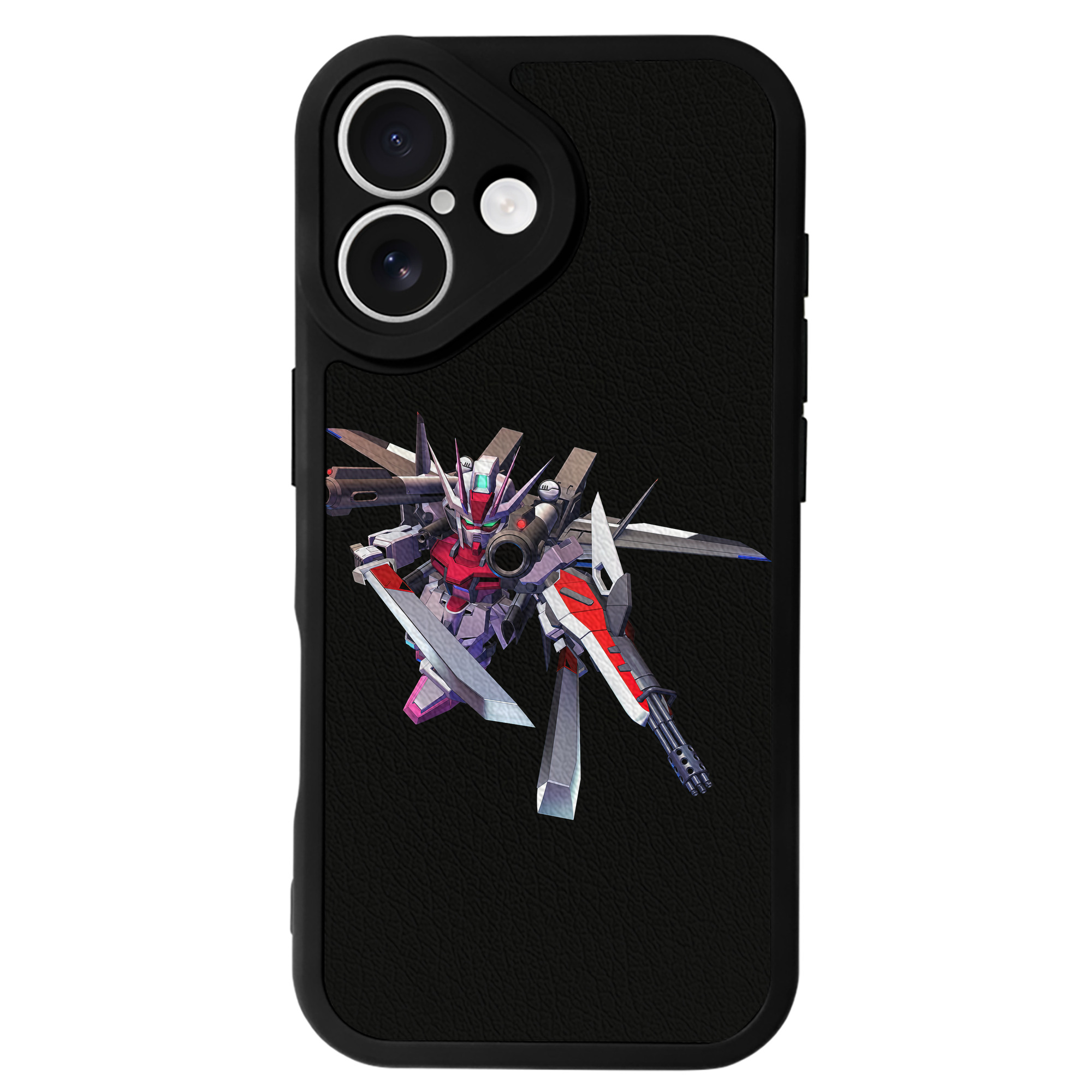 （画像用） 機動戦士ガンダム Mobile Suit Gundam 【iPhone 16シリーズ対応】シリコンスマホケース（レザー調） 材質：シリコン